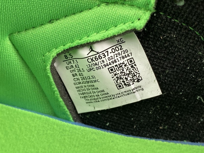 air jordan 1 high zoom“ rage green” ck6637-002