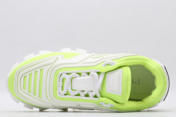 pra cloudbust thunder knit white and fluorescence green