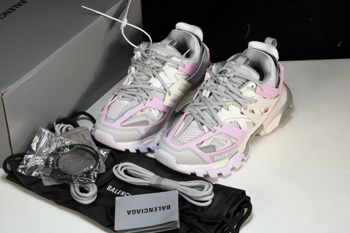 Ba1en*iaga track beige pink grey (women