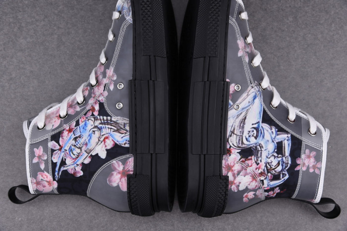 D*or b23 oblique high top sneaker