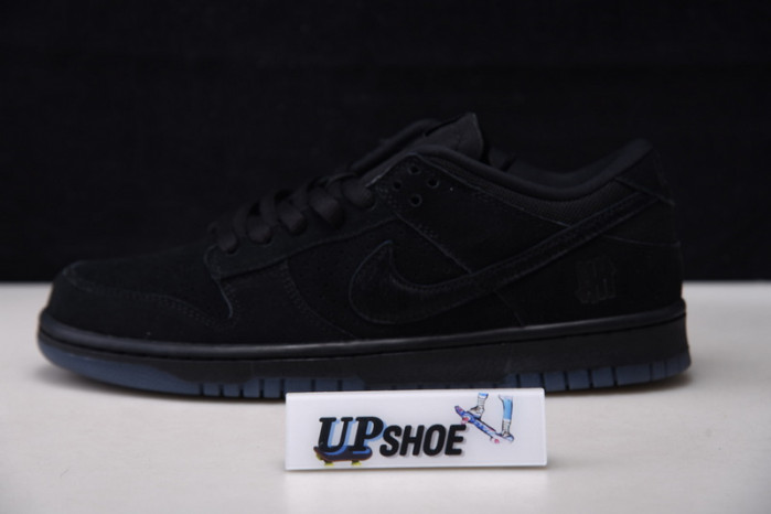 nike dunk low sp undefeated 5 on it black do9329-001