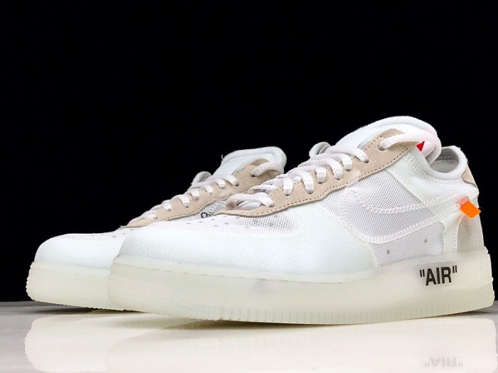 nike air force 1 low o-w mens ao4606-100