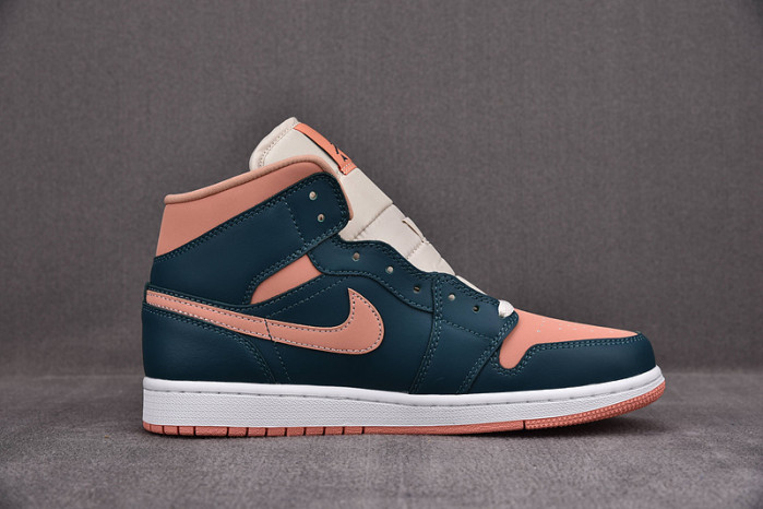 jordan 1 mid dark teal green (w) bq6472-308